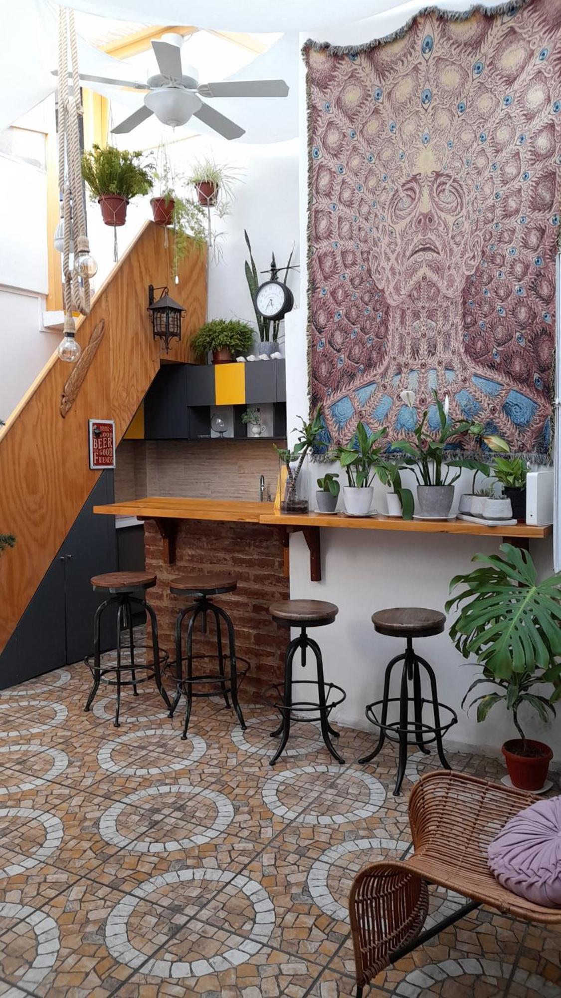 ホテル Casa Fibonacci ヴァルパライソ エクステリア 写真
