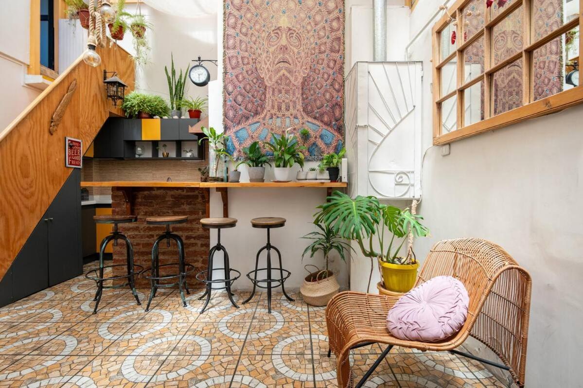 ホテル Casa Fibonacci ヴァルパライソ エクステリア 写真