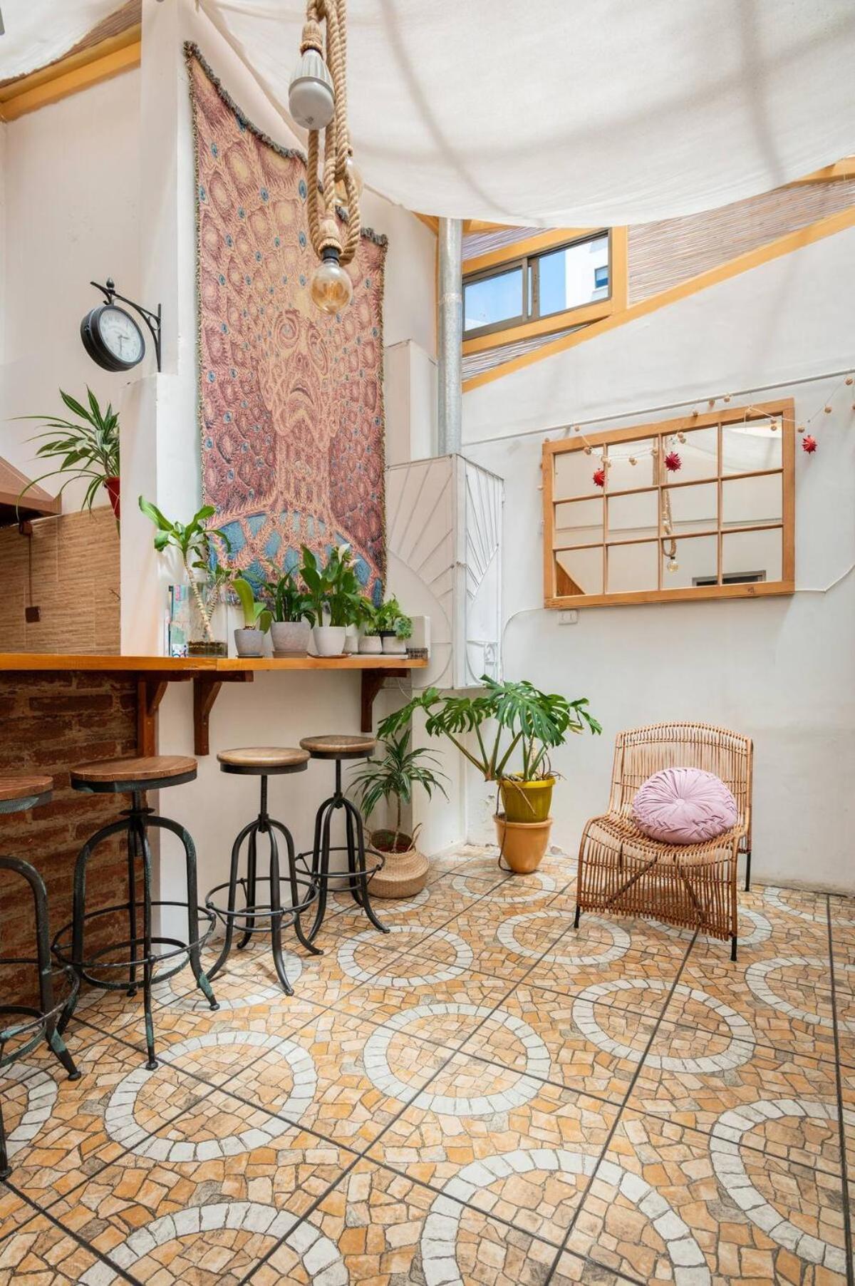 ホテル Casa Fibonacci ヴァルパライソ エクステリア 写真